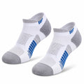 Calze sportive alla caviglia 39-42 in maglia bianco grigio blu traspiranti