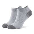 Calzini alla caviglia 35-38 in tessuto a maglia grigio per uso quotidiano