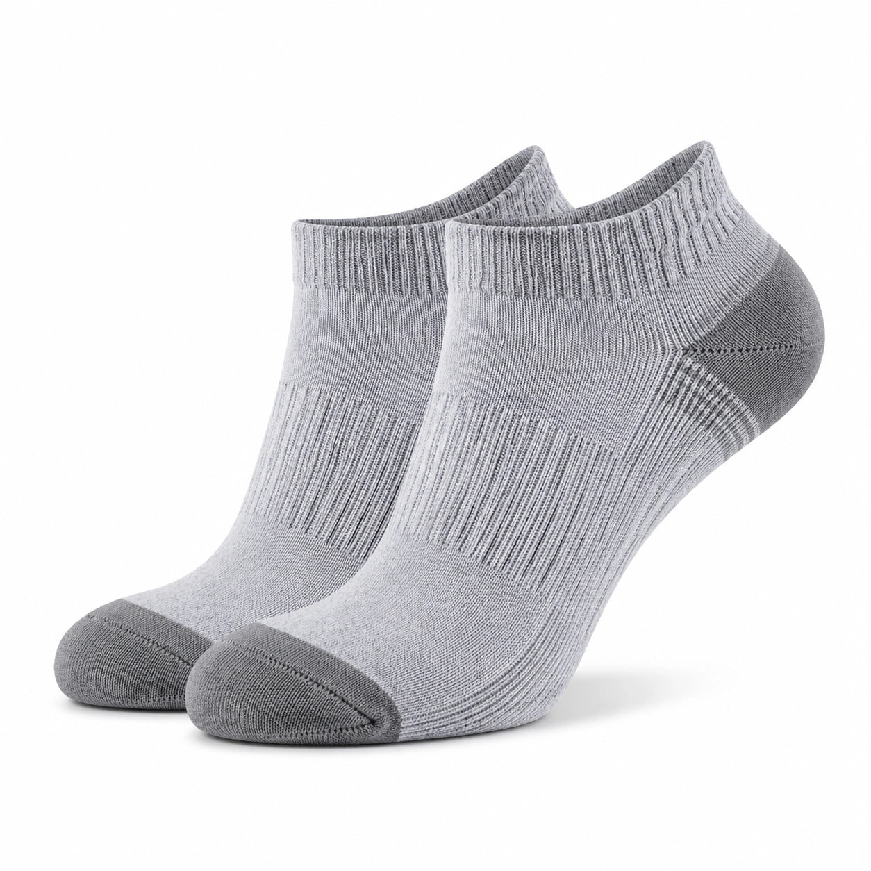 Calzini alla caviglia 35-38 in tessuto a maglia grigio per uso quotidiano