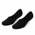 Calzini invisibili 35-38 in tessuto nero traspirante - stile ballerina