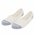 Calzini invisibili 39-42 in cotone bianco e blu stile casual
