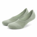 Calzini fantasmino 43-46 in tessuto a maglia verde salvia - morbidi e traspiranti