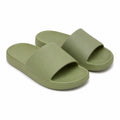 Ciabatte slider 42/43 in EVA verde salvia - suola antiscivolo per piscina e tempo libero