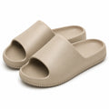 Ciabatte 38/39 in schiuma sintetica beige - suola antiscivolo per casa e piscina