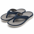 Infradito 38/39 blu e grigio con tomaia imbottita stile casual