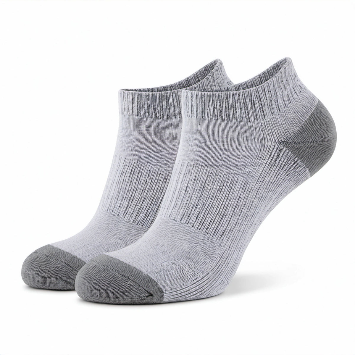 Calzini alla caviglia 35-38 in tessuto a maglia grigio per uso quotidiano